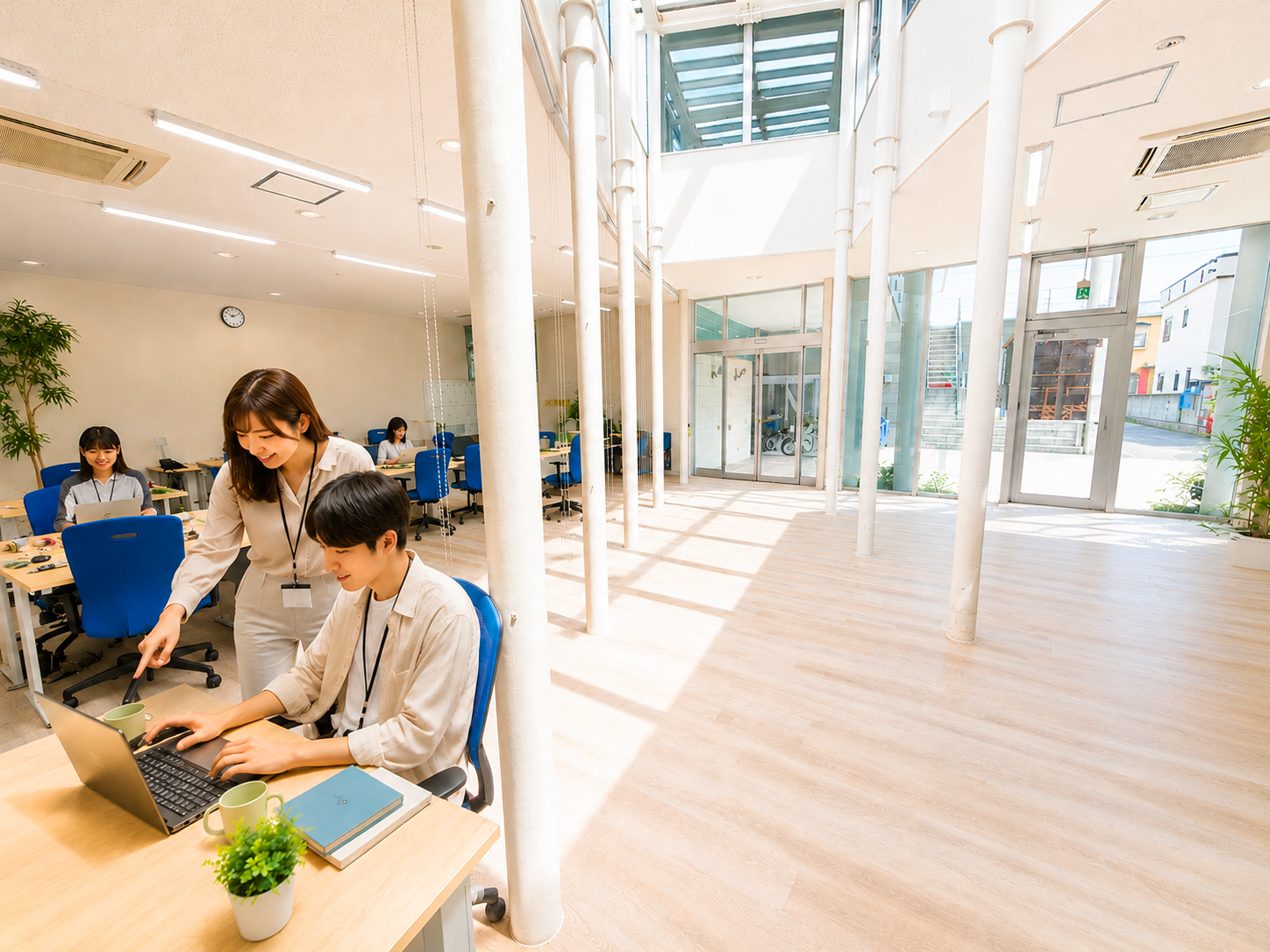 ココロネソリューションの施設・支援の様子